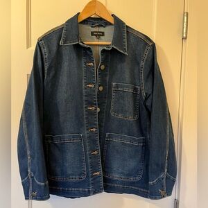 Well Worn • Denim Chore Jacket • Utility Pockets • Size S